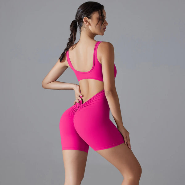 V-Back Romper Velbrit