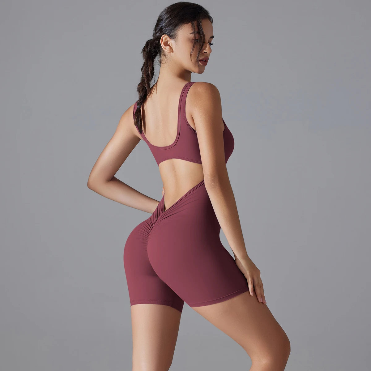 V-Back Romper Velbrit