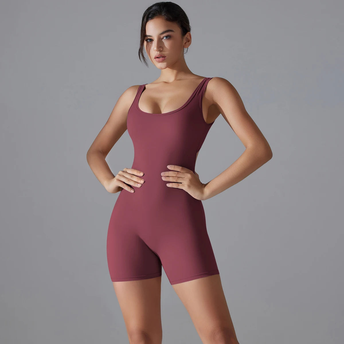 V-Back Romper Velbrit