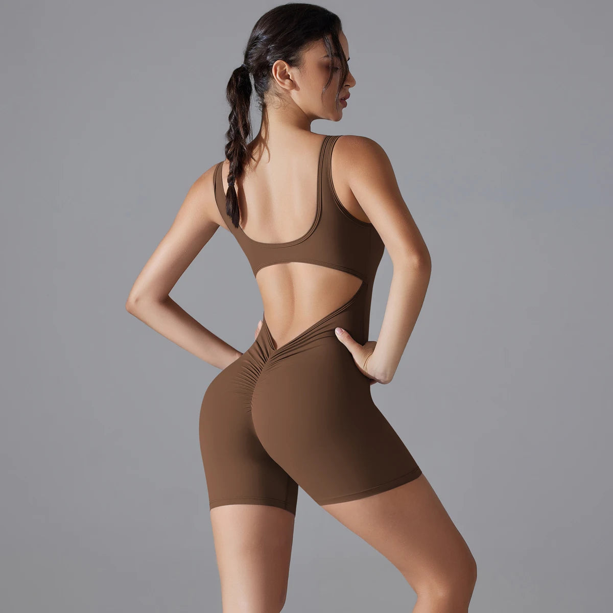 V-Back Romper Velbrit